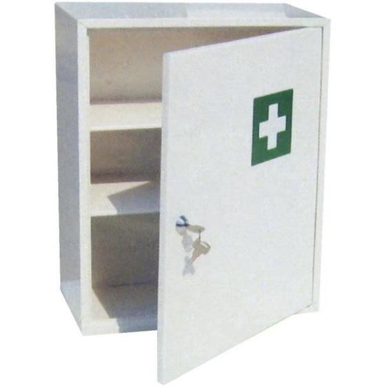 Armoire à pharmacie - Blanc - 1 porte - Métal - 30 cm - A suspendre