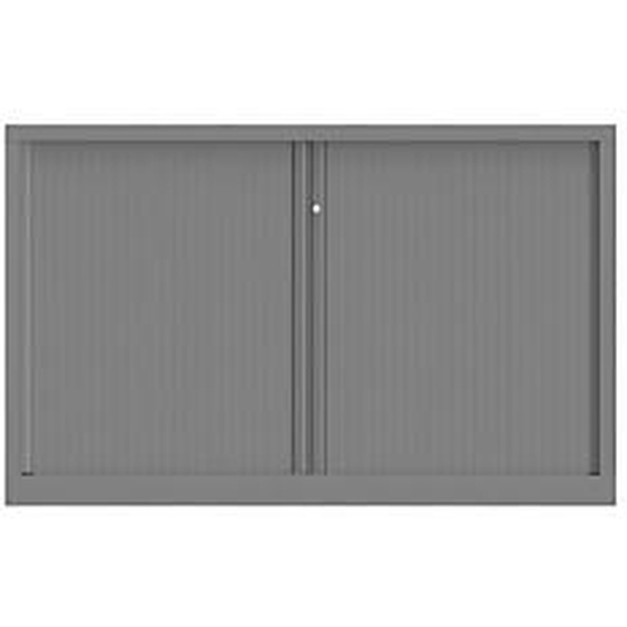 Armoire à rideaux métal Confort+ H.100 x L.160 cm - Corps Aluminium - Rideaux Aluminium