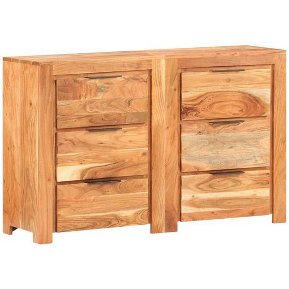 Armoire à tiroirs 118x33x75 cm Bois dacacia massif