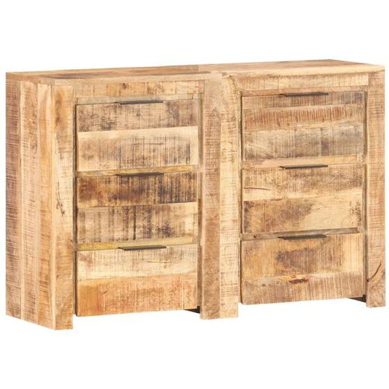 Armoire à tiroirs 118x33x75 cm Bois de manguier massif