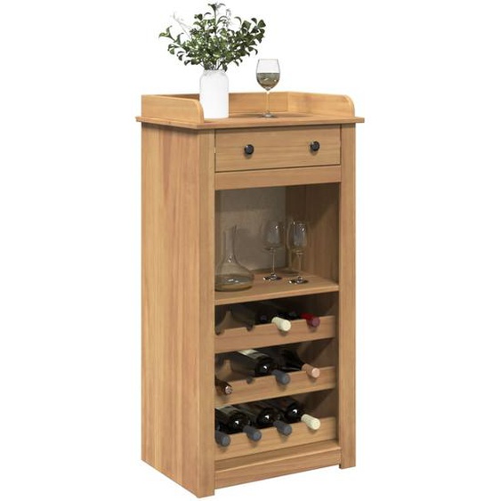 Armoire à vin Panama 57x40x111,5 cm bois de pin massif
