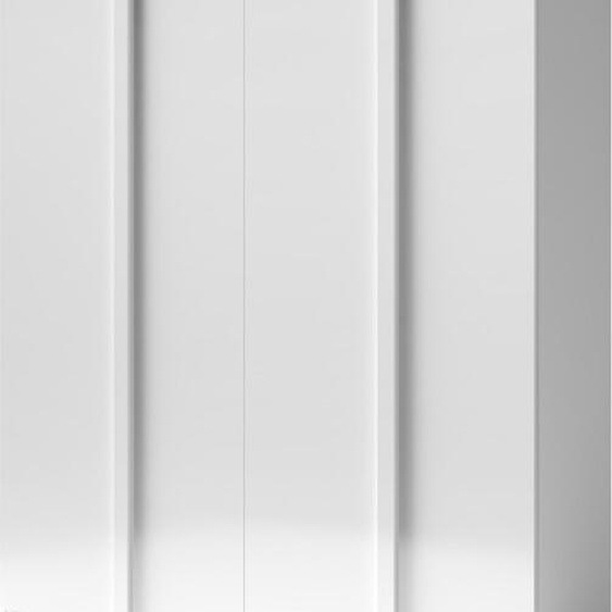 Armoire avec 4 portes 180cm, collection VERONA. Couleur : blanc brillant