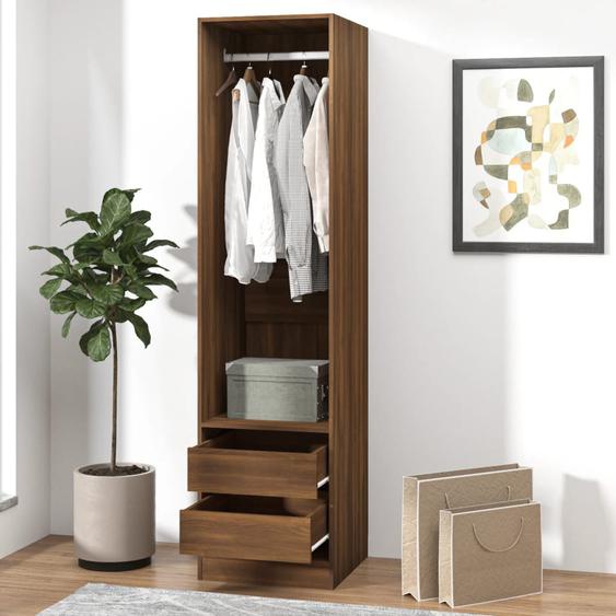 Armoire avec tiroirs Chêne marron 50x50x200cm Bois dingénierie