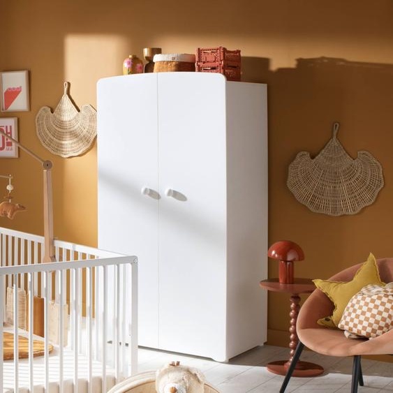Armoire Bébé 2 Portes - Basic Blanc