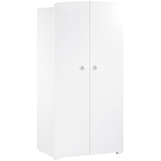 Armoire Bébé 2 Portes Blanc