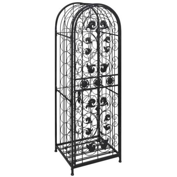 Armoire bouteilles | étagère de rangement KIMMY - Casier à bouteilles pour 45 bouteilles Métal BFLC83611743