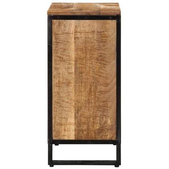 Armoire bouteilles | étagère de rangement KIMMY - Casier à vin pour 9 bouteilles - bois massif de manguier BFLC68225473