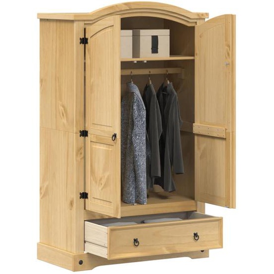 Armoire « Corona » 101 x 52 x 170 cm Bois massif Pin