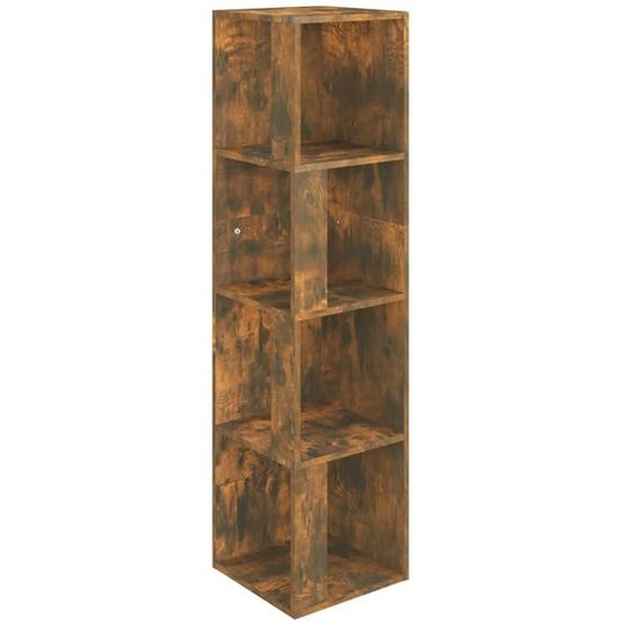 Armoire dangle Chêne fumé 33x33x132 cm Bois dingénierie