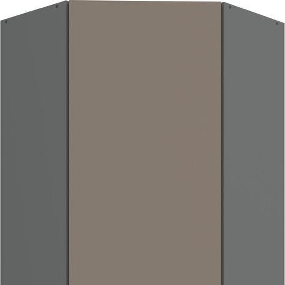 Armoire dangle haute LUNARA 1 - 60x60 cm, beige foncé / anthracite