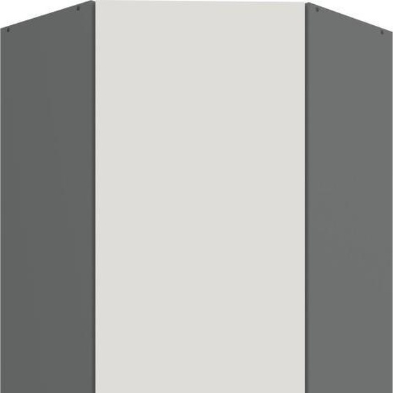 Armoire dangle haute LUNARA 1 - 60x60 cm, blanc / anthracite