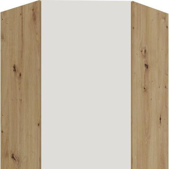 Armoire dangle haute LUNARA 1 - 60x60 cm, blanc / chêne artisanal