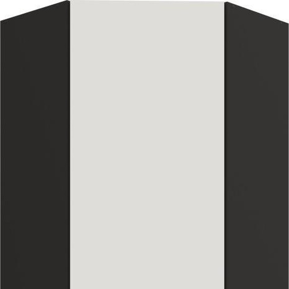 Armoire dangle haute LUNARA 1 - 60x60 cm, blanc/noir
