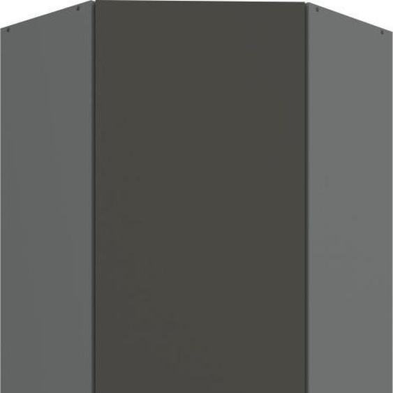 Armoire dangle haute LUNARA 1 - 60x60 cm, graphite / anthracite