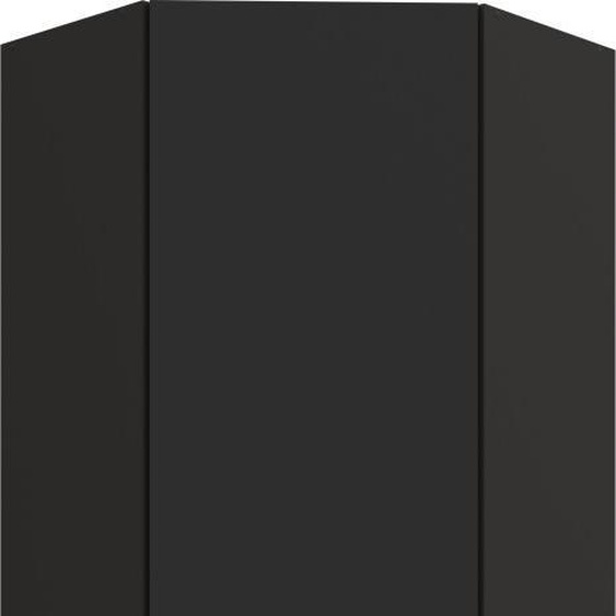 Armoire dangle haute LUNARA 1 - 60x60 cm, noire