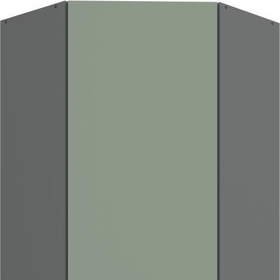 Armoire dangle haute LUNARA 1 - 60x60 cm, vert / anthracite
