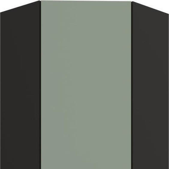 Armoire dangle haute LUNARA 1 - 60x60 cm, vert/noir