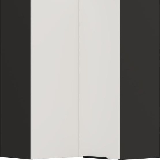Armoire dangle haute LUNARA 2 - 60x60 cm, blanc/noir