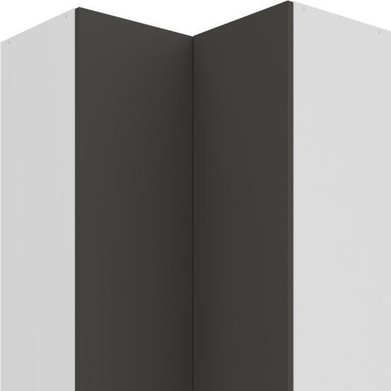 Armoire dangle haute LUNARA 2 - 60x60 cm, graphite / blanc