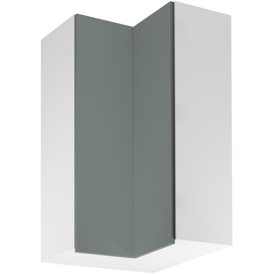 Armoire dangle haute SALERNO - 60x60 cm, blanc/vert