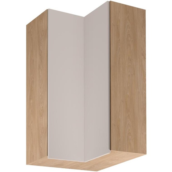 Armoire dangle haute SALERNO - 60x60 cm, chêne / beige