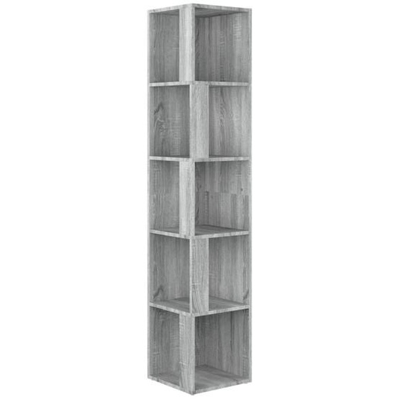 Armoire dangle Sonoma gris 33x33x164,5 cm Bois dingénierie