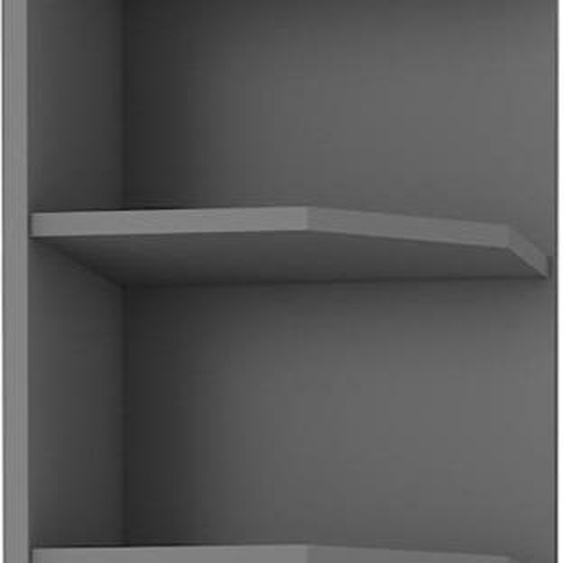 Armoire d’angle supérieure MYRIAM – largeur 30 cm, anthracite