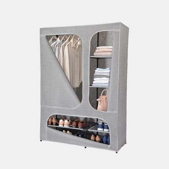 Armoire dappoint 3 en 1 - Gris