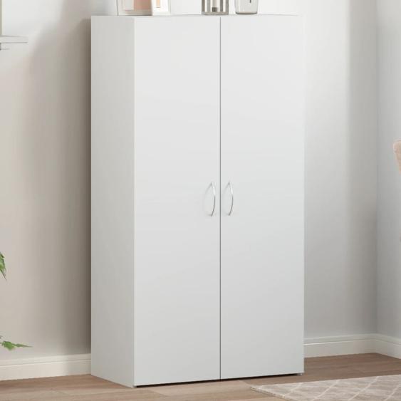 Armoire de classement blanc 60x32x115 cm bois dingénierie