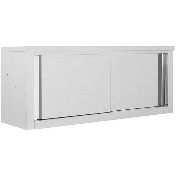 Armoire de cuisine avec portes coulissantes 120x40x50 cm Inox