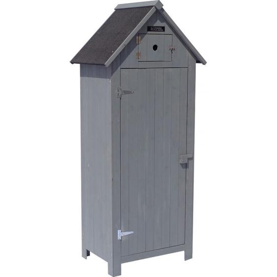 Armoire de jardin Cabanon - 77 x 54.5 x 179 cm - Anthracite