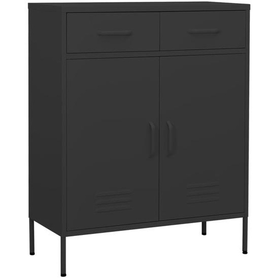 Armoire de rangement Anthracite 80x35x101,5 cm Acier