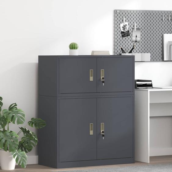 Armoire de rangement Anthracite 90 x 40 x 40 cm Acier