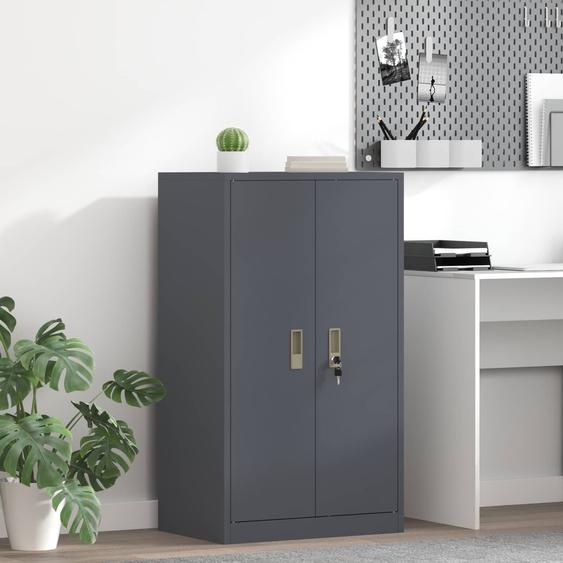 Armoire de rangement Anthracite 60 x 40 x 105 cm Acier