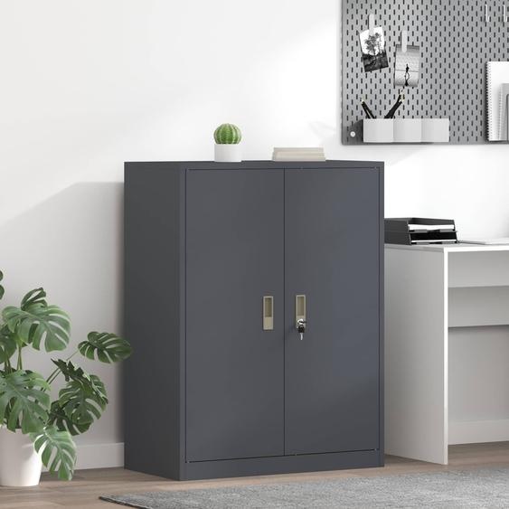 Armoire de rangement Anthracite 80 x 40 x 105 cm Acier