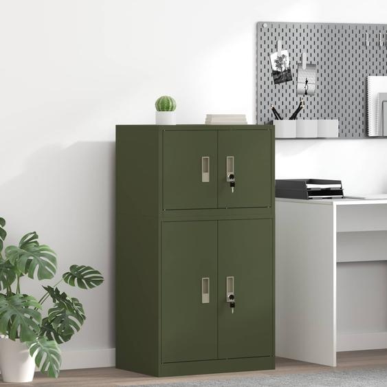 Armoire de rangement Vert olive 60 x 40 x 40 cm Acier