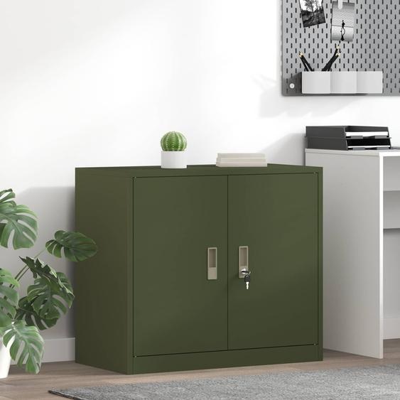 Armoire de rangement Vert olive 80 x 40 x 70 cm Acier