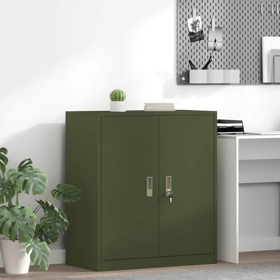 Armoire de rangement Vert olive 80 x 40 x 90 cm Acier