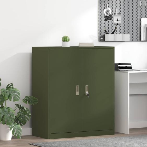 Armoire de rangement Vert olive 90 x 40 x 105 cm Acier