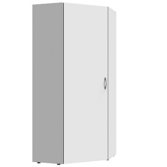 Armoire de rangement dangle LUND 1 porte blanc mat 80 x 80 cm