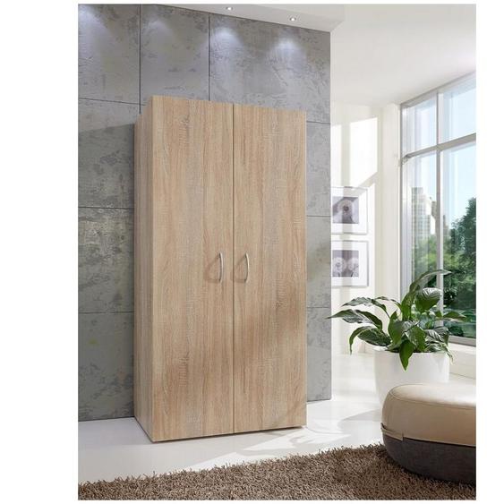 Armoire de rangement étagères  LUND chêne naturel 80 x 40 cm profondeur