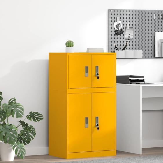 Armoire de rangement Jaune moutarde 60 x 40 x 40 cm Acier