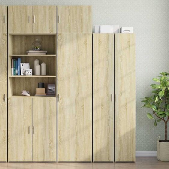 Armoire de rangement mince chêne sonoma 50x42,5x225 cm