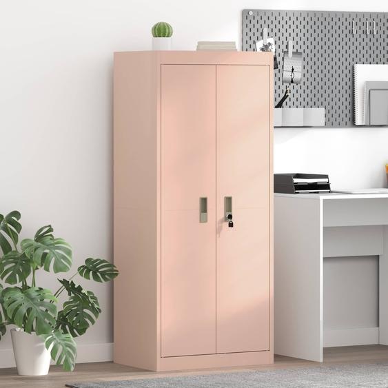 Armoire de rangement Rose 60 x 40 x 140 cm Acier
