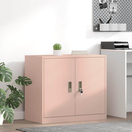 Armoire de rangement Rose 80 x 40 x 70 cm Acier