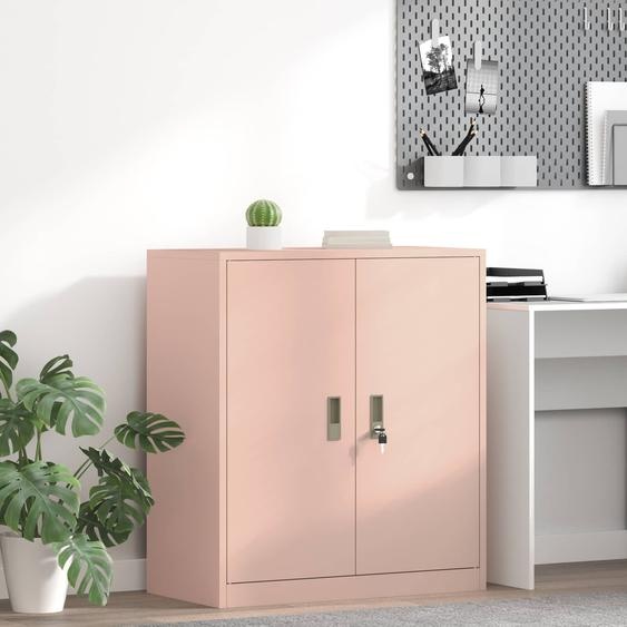 Armoire de rangement Rose 80 x 40 x 90 cm Acier