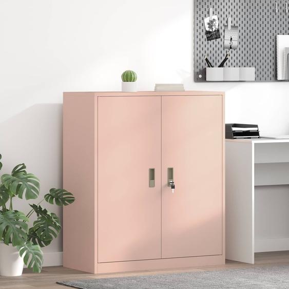 Armoire de rangement Rose 90 x 40 x 105 cm Acier