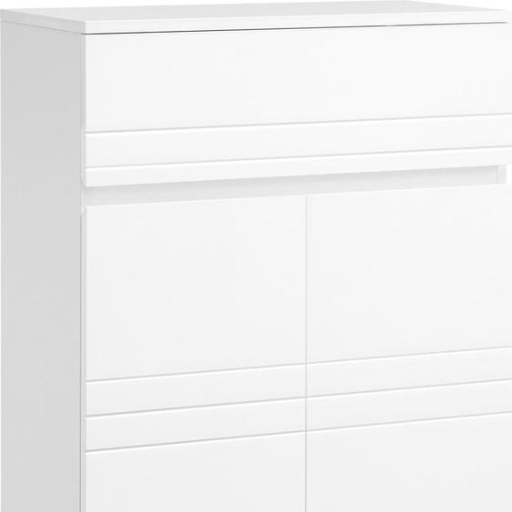 armoire de salle de bain blanche