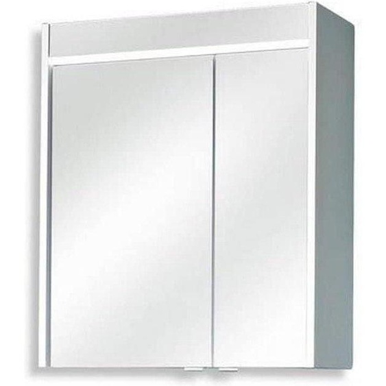 Armoire de salle de bains en bois brillant Treviso 200 x 600 x 700 cm - armoire de salle de bains moderne