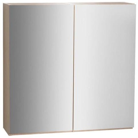 Armoire de toilette 60cm décor chêne WILL - MOB-IN - Grande capacité de rangement - Bois certifié FSC®